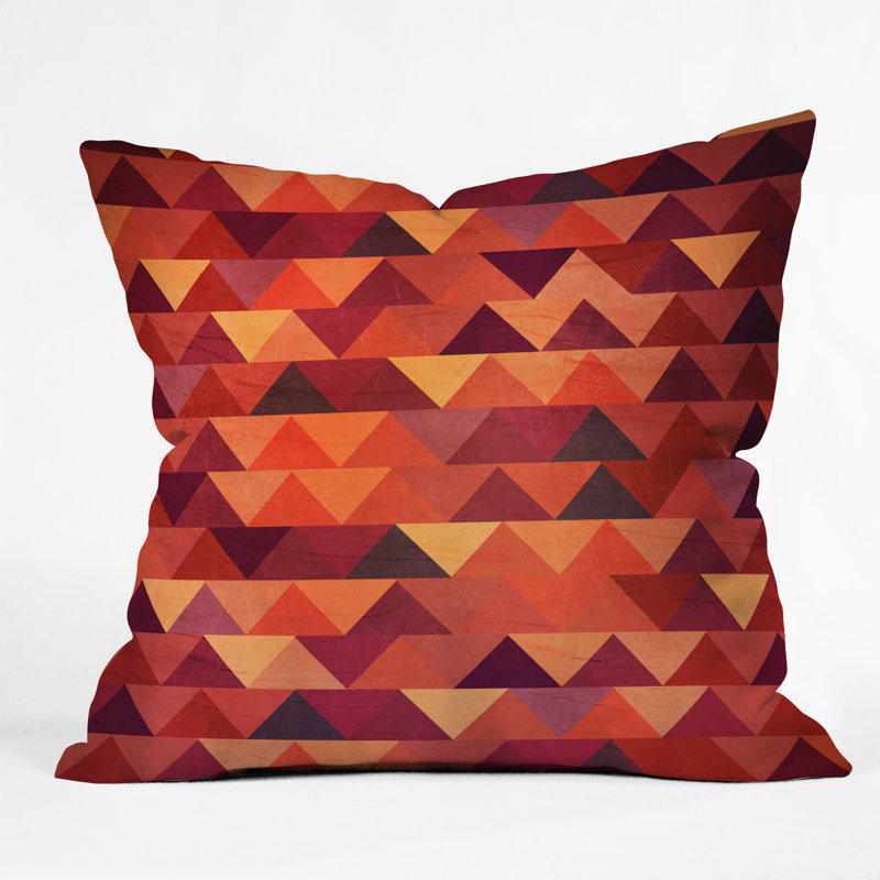 Iveta Abolina Trianglerain Throw Pillow, 20" x 20"