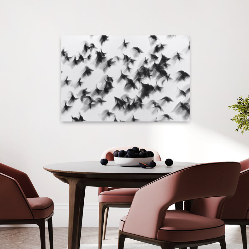 Dashiell Contemporary Art Contemporary Bird Fly Wall Art - Wrapped Canvas Print, 91.44 cm H x 60.96 cm W