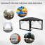 Britnay 3.95m x 2.95m Metal Canopy