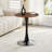 23.6 inch Round Dining Table,Black-540107817-555651238-558319753
