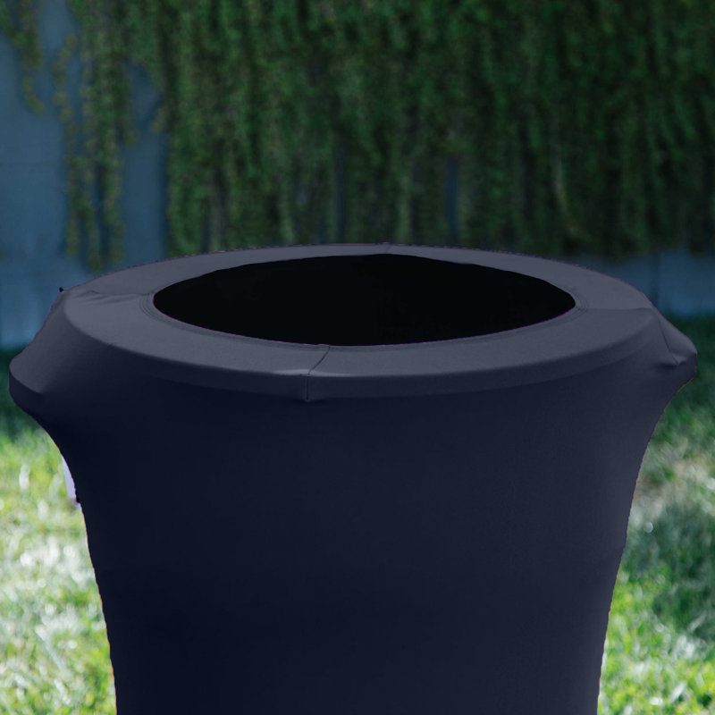 Housse pour poubelle Spandex, Bleu marine