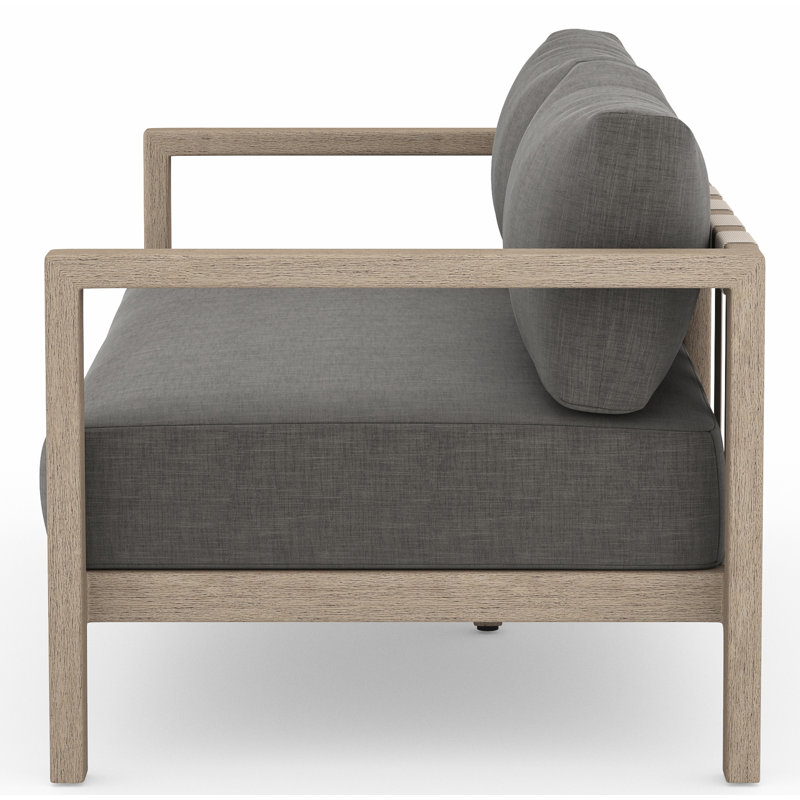 Sonoma Outdoor 2 - Seat Loveseat, Charcoal, Washed Brown