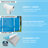 Intex 12 x 2.5 Foot Metal Frame Above Ground Pool with Filter and Accessories