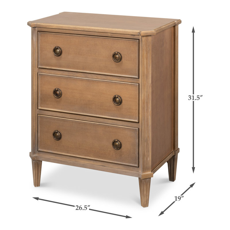Poppin's Solid Wood Accent Chest