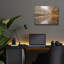  «Frosty Reflections» par Martin Podt, art mural en verre acrylique, 16 po x 12 po