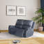Ensemble de canapé inclinable en cuir Sapphire