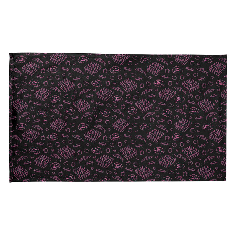 Mcguinness Tea Towel Kitchen Towel, Cotton Twill, Pink