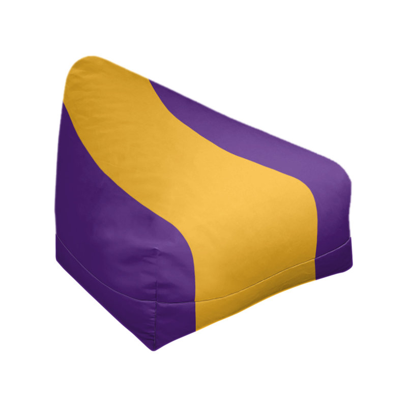 Los Angeles LA Bean Bag Cover, 2" x 27" x 30", Purple/Gold/Purple