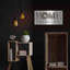 «Home is Always Have Somewhere to Go» par Lori Deiter, art mural en métal-1842937035