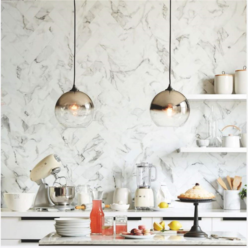 1 - Light Single Pendant, Sliver, 120cm H x 20cm W x 20cm D