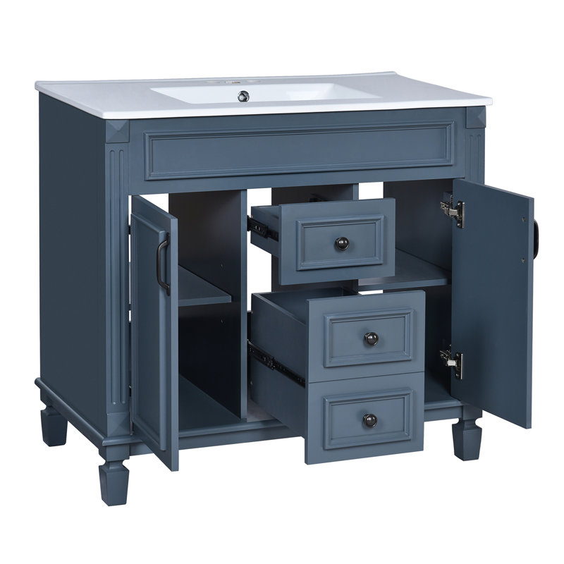 Meuble-lavabo 36 po avec lavabo supérieur