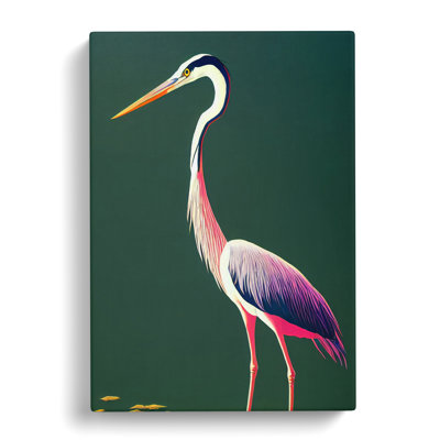 Allaire Heron View - Wrapped Canvas Print