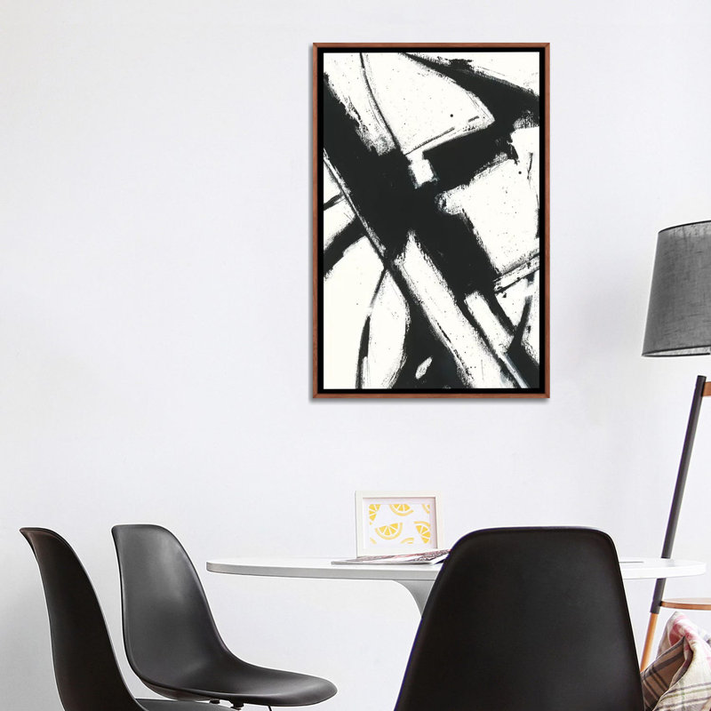 «Expression Abstract I.A» par Shirley Novak - reproduction d'art, H 48 po x l 32 po x P 1,5 po, Toile tendue