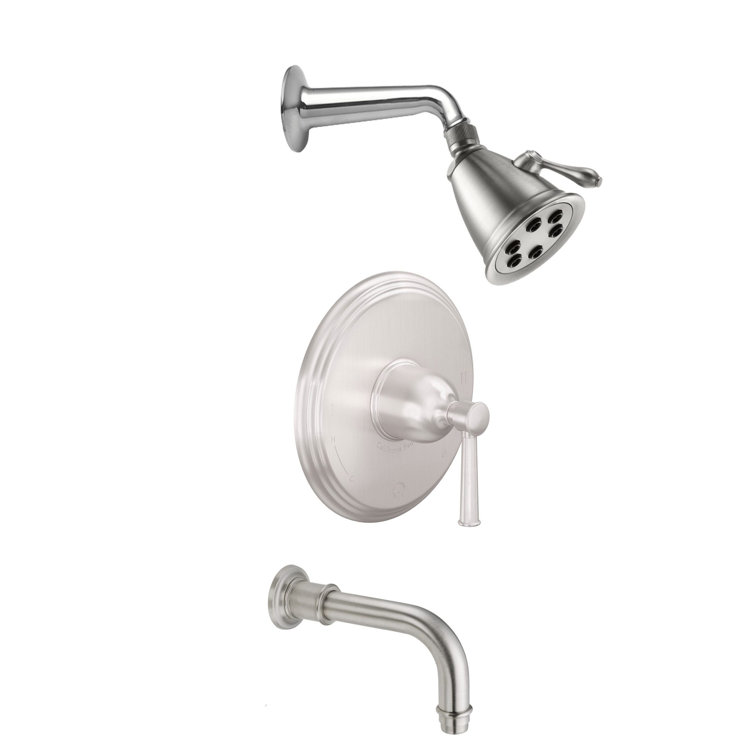 Miramar 2.5 GPM Pressure Balance Shower System with Single Showerhead and Tub Spout