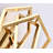 Modern LED Gold Frame Wall Sconce