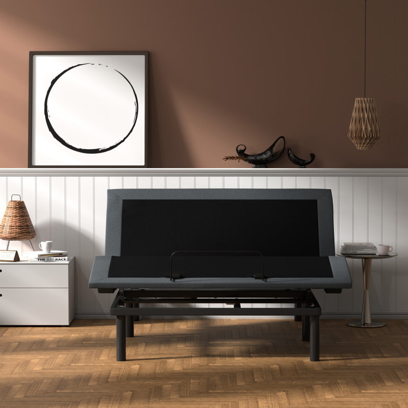 Twin Adjustable Bed Base Os4 - Head Foot Position Alteration, Wireless Control Foot, Zero Gravity Option, Robust Build, Twin