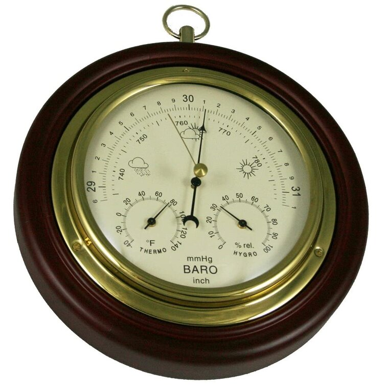 Best Quality Brass Nautical Barometer with Open Dial - China Barometer,  Marine Barometer