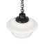 16" Wide Revival Schoolhouse W/Traditional Globe Pendant