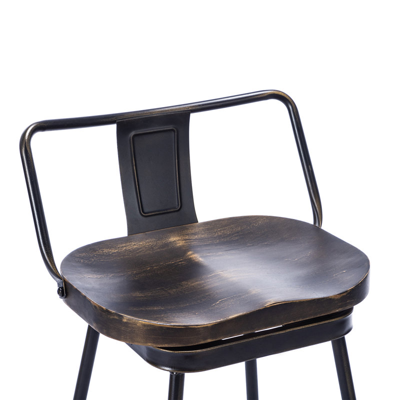 Stellan Swivel Stool with Metal Frame, Bar Stool (30" Seat Height)