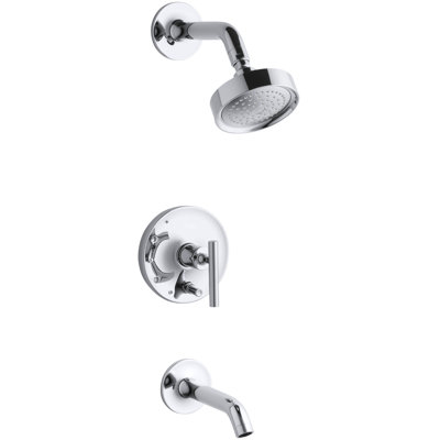 Purist Rite-Temp Pressure-Balancing Bath and Shower Faucet with Lever Handle