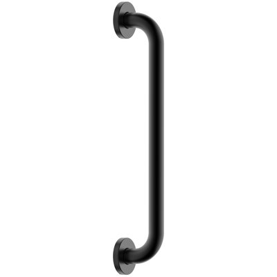 Grab bars,16inch Stainless Steel Bathroom Safety Shower Grab Bar,Matte Black Finish