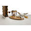 Nambe Swoop Cheese Board W/ Knife