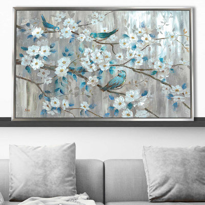 " Teal Birds " by Nan