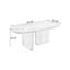 86.61" Nut-brown Rectangular Solid Wood Dining Table-1310544108