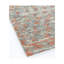 Wool Abstract Area Rug in Terracotta/Dusty Blue-70178416