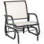 Fauteuil oscillant Outsunny (excluant la table)