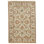 Hand Knotted Wool Area Rug in Light Green And Ivory