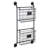 Black Charlotin Metal Tall Wire 5 Slot Magazine Rack Holder with Suspended Baskets and Label Slots-2015200781