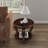 Rustic Round Wood Coffee Table 2 Set-101254380