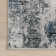 Lucian Abstract Machine Washable Runner Rug for Living Room Bedroom Dining Room Entryway Hallway Kitchen, Blue Grey/Ivory