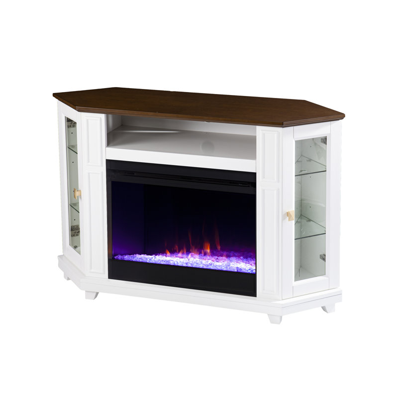 Melousia TV Stand Fireplace for TVs up to 43" Fireplace