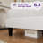 Modern Velvet Upholstered Platform Bed with Headboard, No Box Spring Needed-1107516018-1138839787