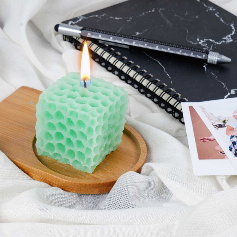 Scented Designer Candle, Green