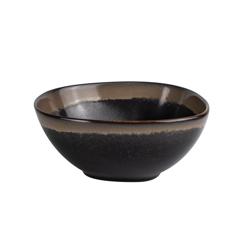 CAC China Venus Soup / Bol à salade minuit / beige désert 46 oz 7 1/2 po