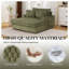 Chaise longue d'intérieur en velours côtelé de 53 pouces de largeur-2011823140