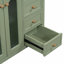 Meuble-lavabo de 36 pouces avec lavabo en céramique, construction durable et grand espace de rangement pour les petits espaces-2017610674