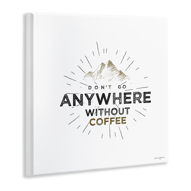 Plaque murale «Don't go less», design par Seven Trees Design