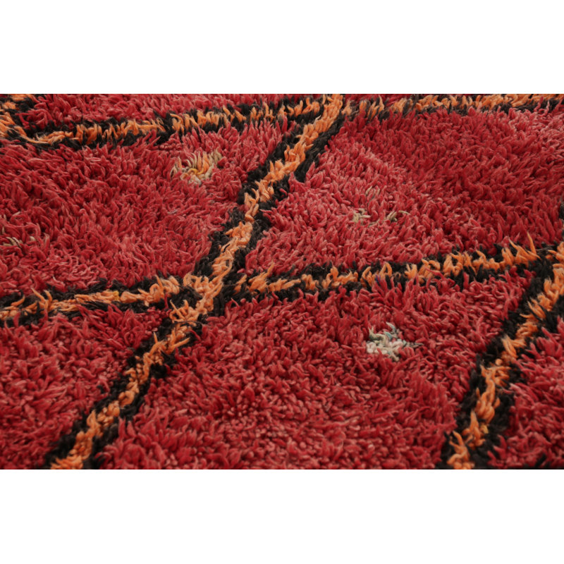 Vintage One-of-a-Kind 4'9X6'7 Hand Knotted Area Rug