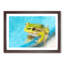 Green Frog - Picture Frame Graphic Art Print-56713525-56713528