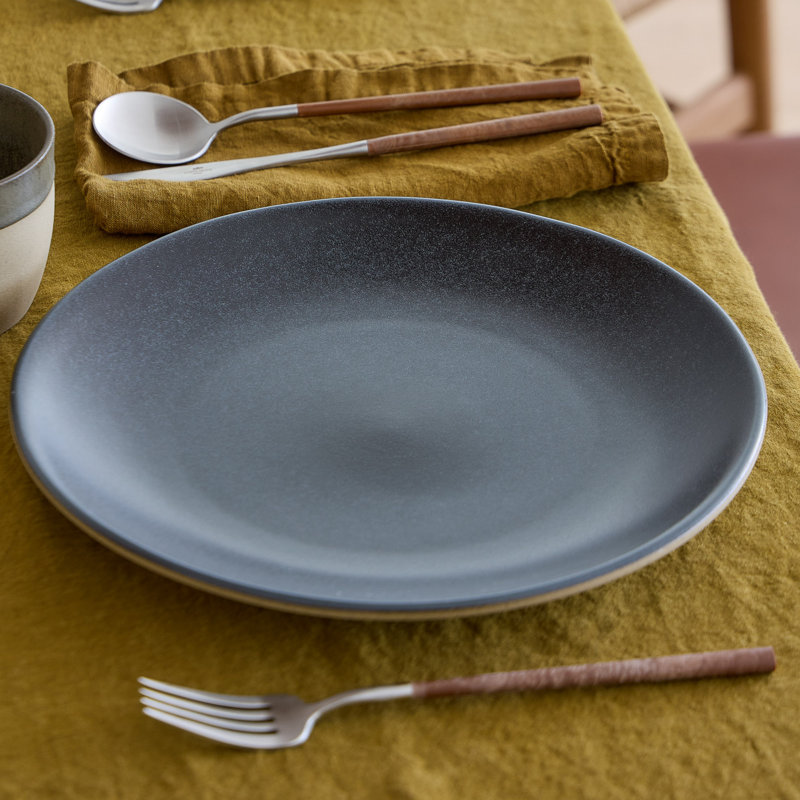 Arenito Eco Gres Amarela Dinner Plate, Mauve Rose