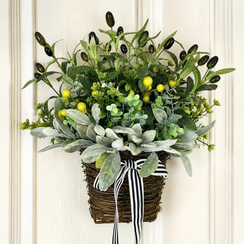 Couronne de panier à fleurs