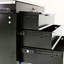 4 DRAWERS MULTIFUNCTIONAL TOOL CART WITH WHEELS-BLACK&BLUE