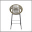 Tabouret de bar d'extérieur vert Ferrara, ensemble de 2