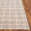 Tapis gris / beige en jute / laine / coton touffeté à la main Dolf-1263335153