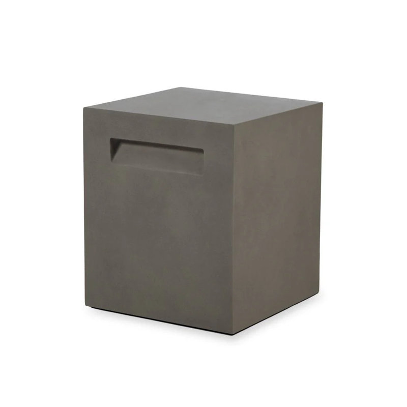 Ecosmart Concrete Propane Tank Cover and Stool, Natural