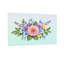 Bouquet de plantes et de fleurs avec rose rose et fleurs bleues-1786759951